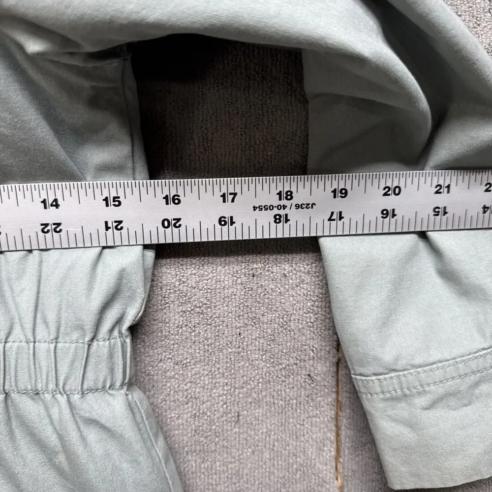Gap Kids Sherpa-Lined Utility Parka Small‎ Sage Faux Fur Jacket Hooded Insulated
